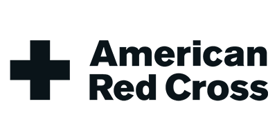Red Cross Black and White Logo