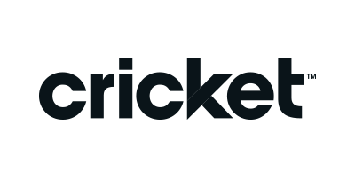 Cricket Wireless Black and White Logo
