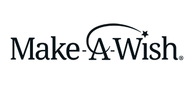 Make-a-wish black and white logo